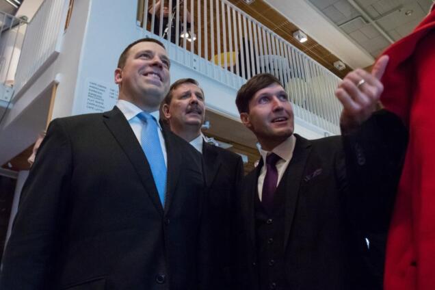 Jüri Ratas, Taavi Aas, Martin Helme