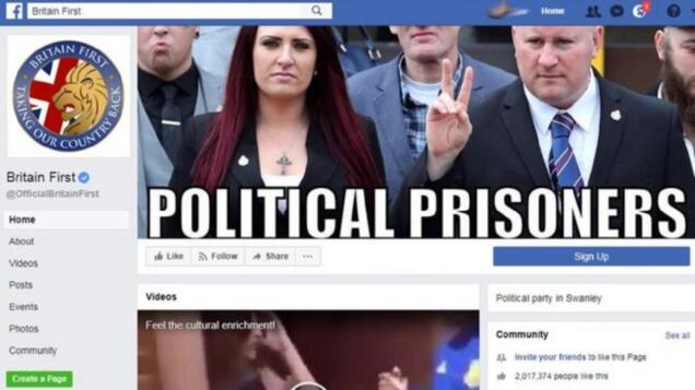 Paul Golding ja Jayda Fransen