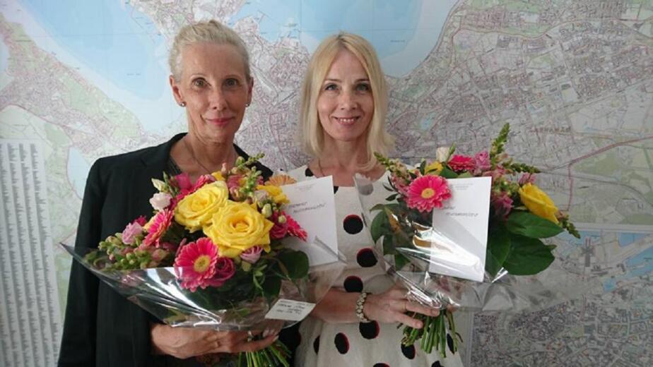 EKRE naised Tallinna volikogus Kersti Kracht ja Helle-Moonika Helme.