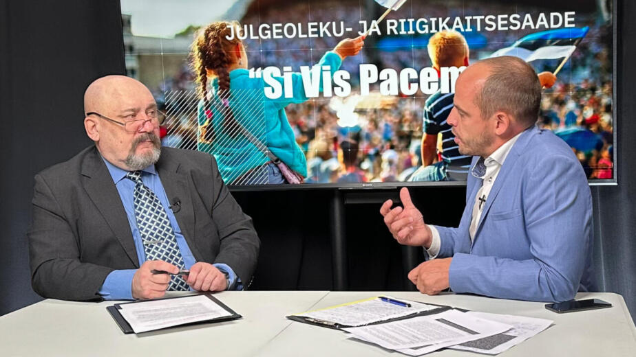 Silver Kuusik saates Si Vis Pacem koos Erik Boltowskiga